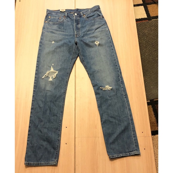 NWT Levi’s 501 button fly original jeans 32x32 - Picture 1 of 3